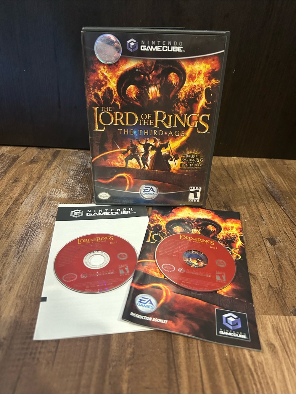 Lord Of The Rings The Third Age Nintendo GameCube Complete CIB Tested
